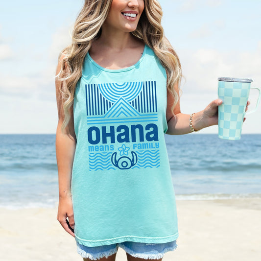 Ohana Means Family Unisex Tank Top