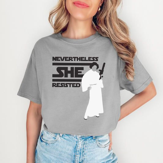 Nevertheless, She Resisted Leia Tee