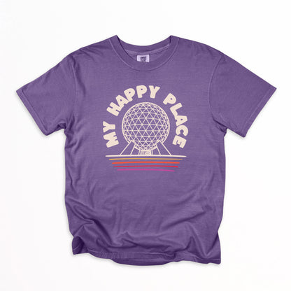 My Happy Place | Epcot Spaceship Earth Tee