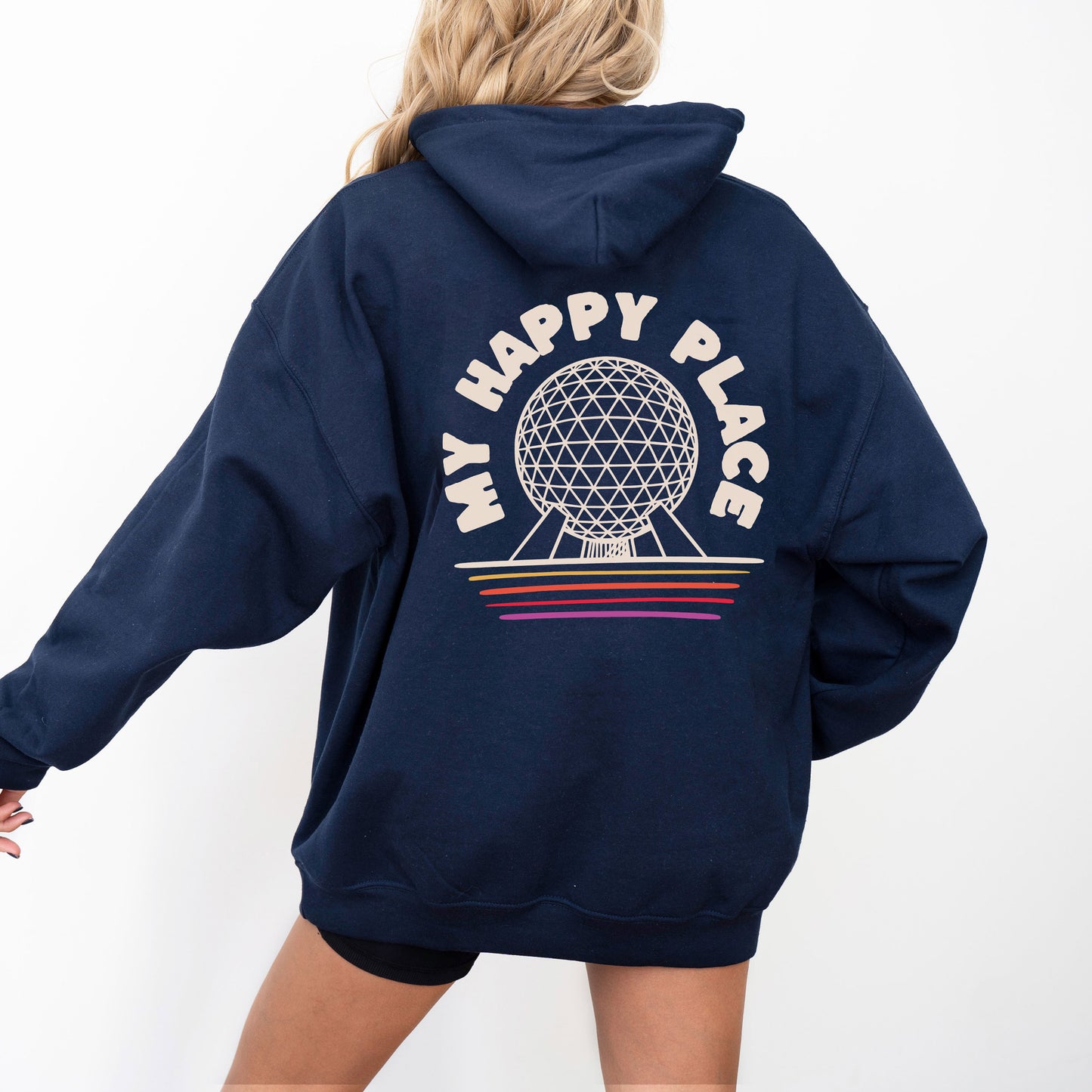 My Happy Place | Epcot Spaceship Earth Hoodie