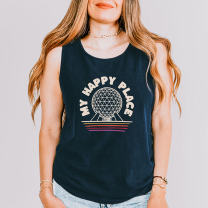 My Happy Place | Epcot Spaceship Earth Tank