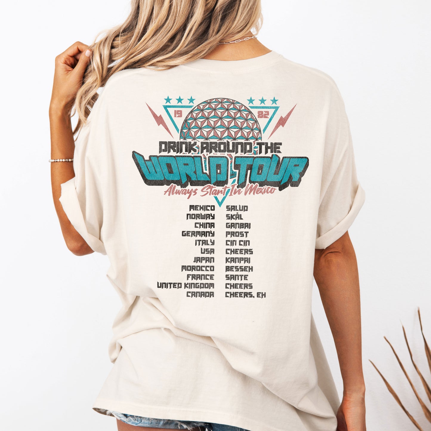 Drink Around The World Tour Tee